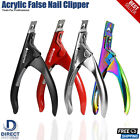 Acrylic False Nail Clipper Manicure Tips Cutter U Edge Art Nail Scissors Us