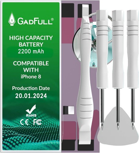 iPhone 8 Ersatz Akku mit Hoher Kapazität Funktioniert mit alle original APN