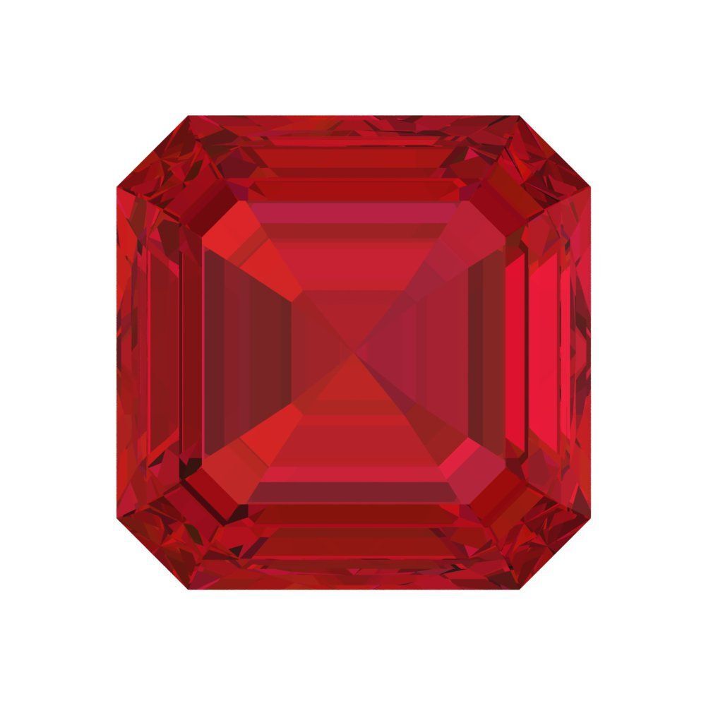 1.5 to 2 ct Square emerald Simulated Pink Ruby July