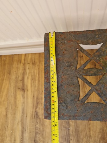 Antiker Schmiedehocker / kleiner Tisch / Stuhl / Pflanzenständer / Kamin - asiatisch? - Bild 15 von 18