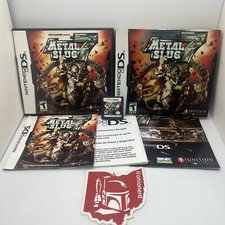 Metal Slug 7 Nintendo Ds CIB With Slip Cover, Poster, Paperwork No Mini Disc