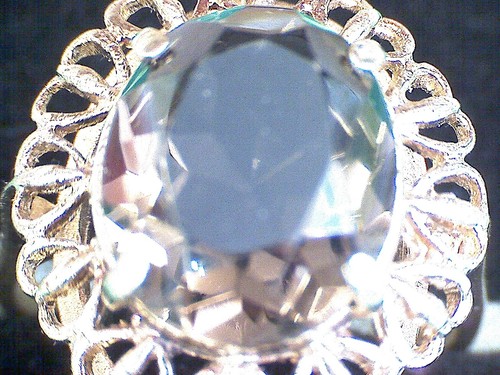 Vintage 9ct Gold Ring, Smoky Quartz - Cairngorm Gemstone, Ring Size 'M' - Picture 7 of 7