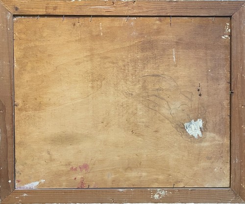 Dipinto olio su tavola, inizio XX secolo, AngVerc, battaglia - Foto 7 di 8