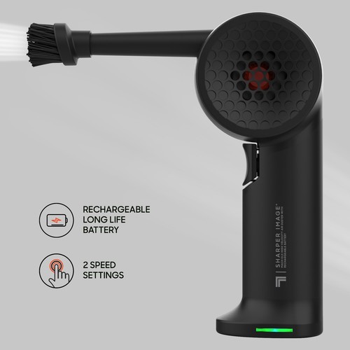 Sharper Image MACH 01X High Velocity Compressed Air Duster, Rechargeable - Picture 8 of 8