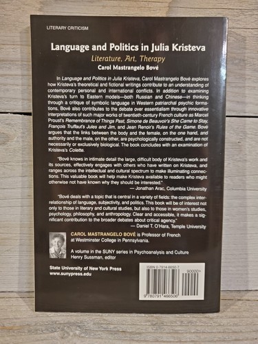 Carol Mastrangelo Bove - Language and Politics in Julia Kristeva (SUNY, 2006) - Picture 3 of 3