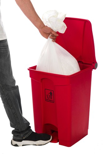 New Curvaso Pedal Bin Large 45L 68L Waste Dustbin Home Office Restaurant School - Picture 42 of 77