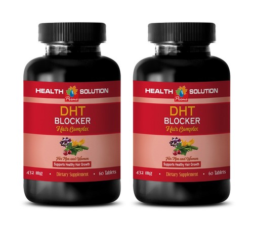 hair growth support vitamins - DHT BLOCKER HAIR COMPLEX - zinc and selenium 2B - Afbeelding 1 van 11