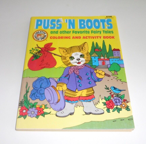 Vintage Creative Child Press Coloring Books and Vintage crossword Puzzle Book - Picture 5 of 11
