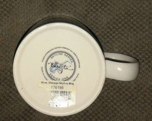 2002 Starbucks Barista Chicago Skyline Series 1 Mug 18 fl oz - Rare - New - Picture 4 of 4