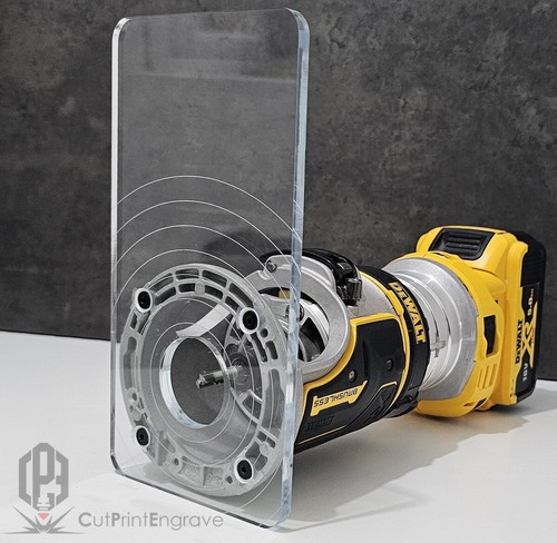 Rectangular Shape Router Base Plate For DeWalt DCW600 DCW604 D26200 - 7 TYPES - Picture 14 of 55