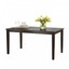 six seater dining table espresso finish better homes and gardens bankston