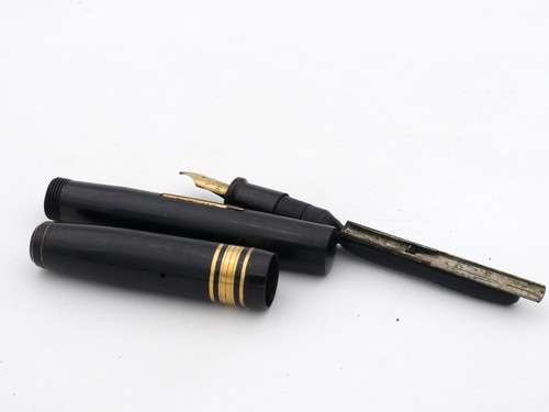 STYLO PLUME ANCIEN - FOUNTAIN PEN - EDACOTO PLUME OR 18K #ED05 - Picture 11 of 13