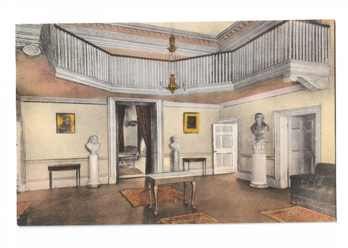 Monticello Entrance Hall Thomas Jefferson Home Charlottesville VA Postcard