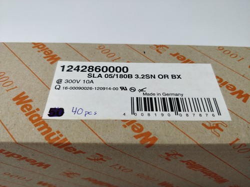 Weidmüller 1242860000 SLA 05/180B 3.2SN OR BX 40pcs - Picture 6 of 6