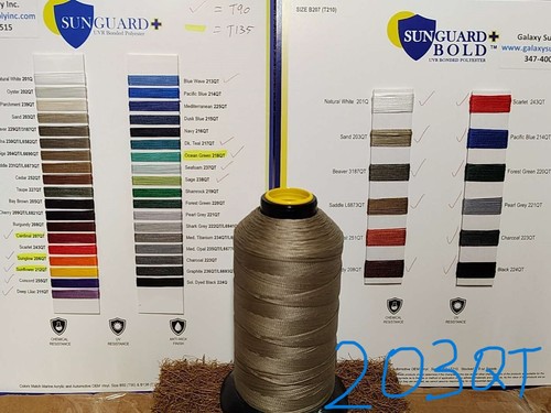Sunguard, Tex 210 Outdoor Threads, Chemical & UV Resistance, 8 oz. Spool - Picture 15 of 25