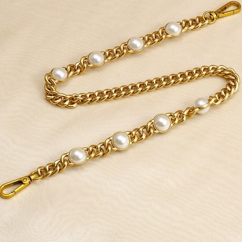 Repuesto Decorado con Perlas Cartera Correa de Cadena para Mujer Bolso de Hombro Bolso de Mano - Imagen 11 de 23