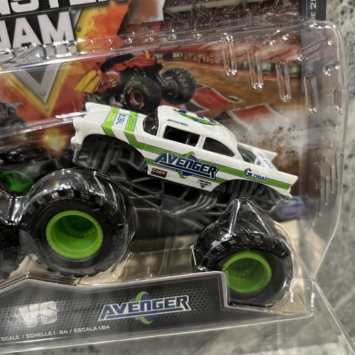 MONSTER JAM DOUBLES GRAVE DIGGER VS AVENGER 2023 1:64 SPIN MASTER / NEW - Picture 4 of 5