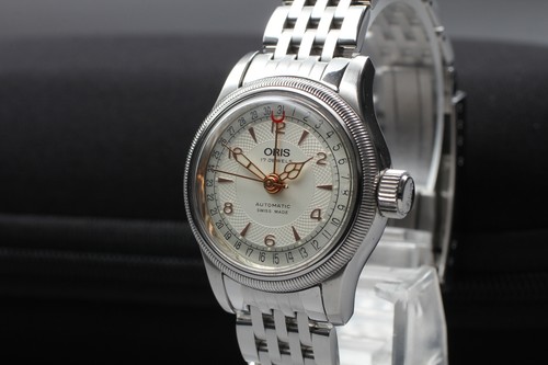 Vintage Exc+5 ORIS Big Crown Pointer Date 7550 Women's Automatic Watch 28mm 17J - Picture 13 of 14