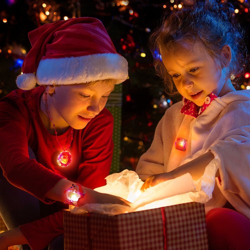 55 PACK Glow Christmas Party Favors Stocking Stuffers Prizes for Kids Bulk Toys - Picture 6 of 9