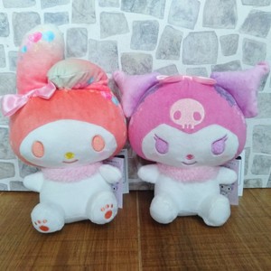 SANRIO Kuromi Strawberry Plush Mascot Soft Toy Ribbon 20cm Prize 2020 My Melody