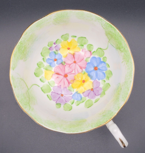 Antique Minton Hand painted pastel floral gold gilt Teacup & Saucer - Picture 6 of 23