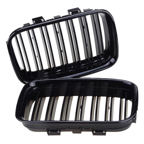Front Kidney Bumper Grille Grill Gloss Black For BMW E36 cabrio Coupe 1992-1996 - Picture 3 of 6