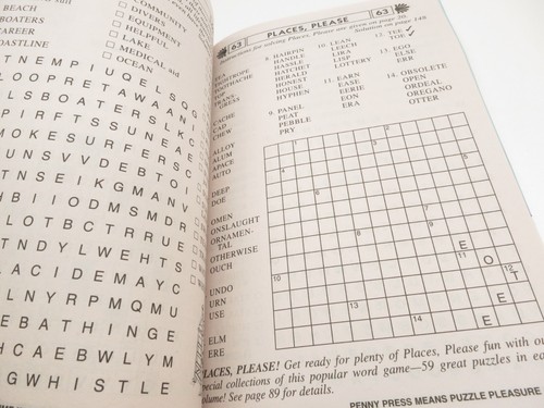 Penny Press Good Time Word Seeks Puzzle Book 148 Puzzles Penny's Finest Jumbo - Picture 6 of 7