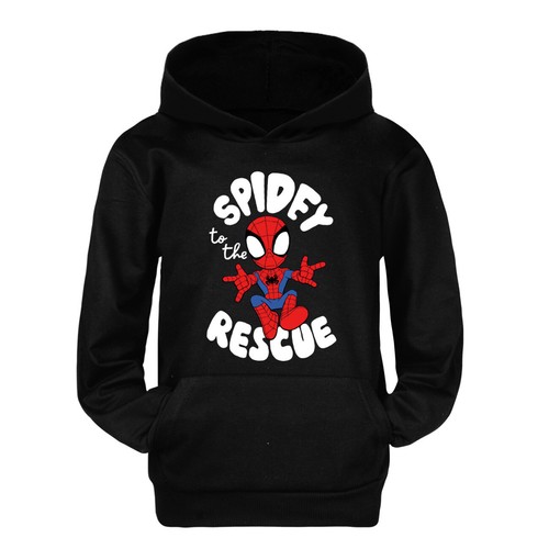 Spider-man Superman Kids Pockets Hoodie Hooded Sweatshirt T-shirt Pullover Tops - Picture 13 of 18