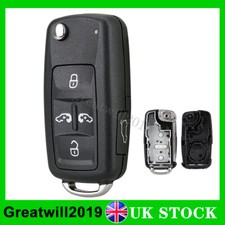 For VW Volkswagen Sharan 7N Seat Alhambra Multivan Transporter Car Key Fob Case