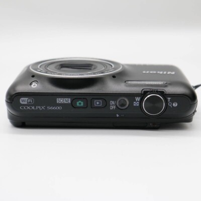 NICON COOLPIX S6600　動作確認済 Nikon COOLPIX S6600 White With 4GB SDHC Card Digital Camera