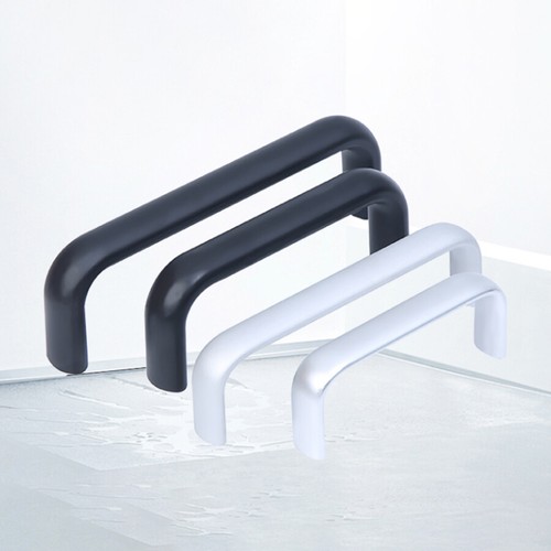 Tiradores de muebles blanco negro tiradores de armario tirador de cajón aleación de aluminio 75 mm-203 mm - Imagen 6 de 22