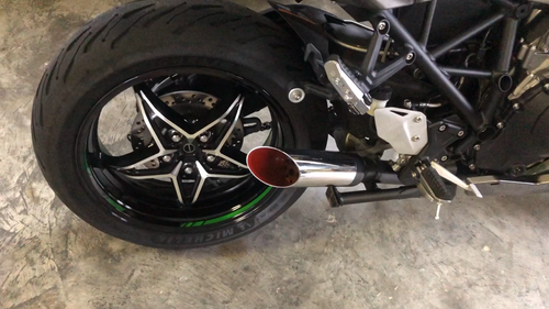 Kawasaki ZX10R Exhaust Pipe 2008 - 2020 New Extremeblaster XBSS Fixed Baffle - Video 1 von 1