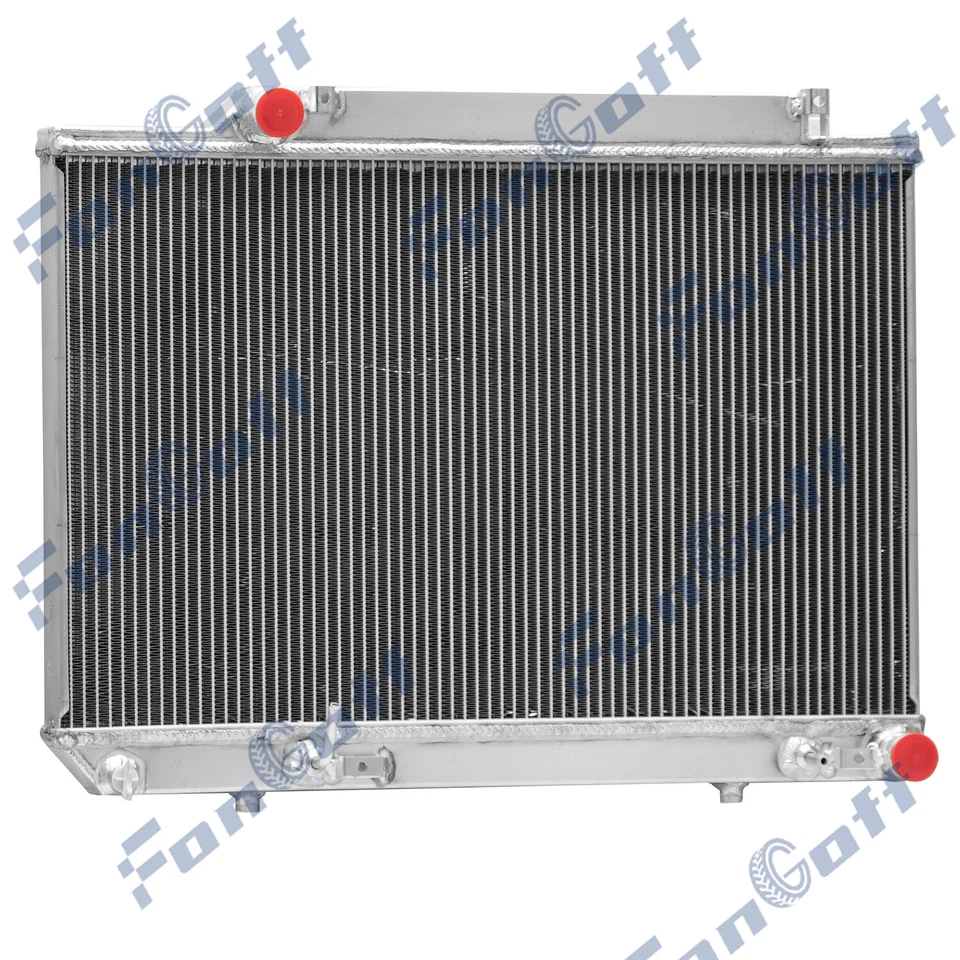 Radiador de aluminio 2 filas apto para Mercedes-Benz 300SDL 350SD 350SDL 1986-1991 diésel Foto 3 de 4