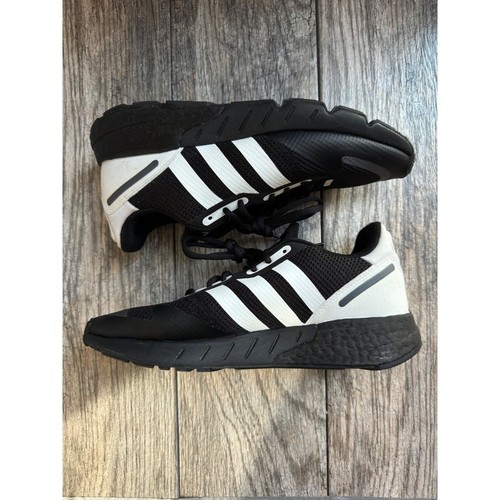 SNEAKERS ADIDAS UOMO ORIGINALS ZX 1K BOOST taglia 8,5 NERO BIANCO RUNNING - Foto 7 di 12