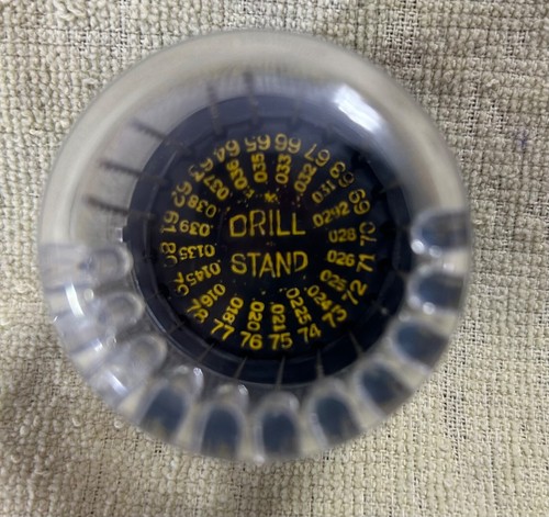 IRWIN 80182 20 PC MICRO DRILL BITS SIZE #61- 0.039 TO #80- 0.0135 IN A DOME SET