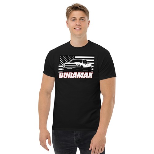 T-shirt Duramax, camicia camion diesel uomo, maglietta silverado - Foto 7 di 13