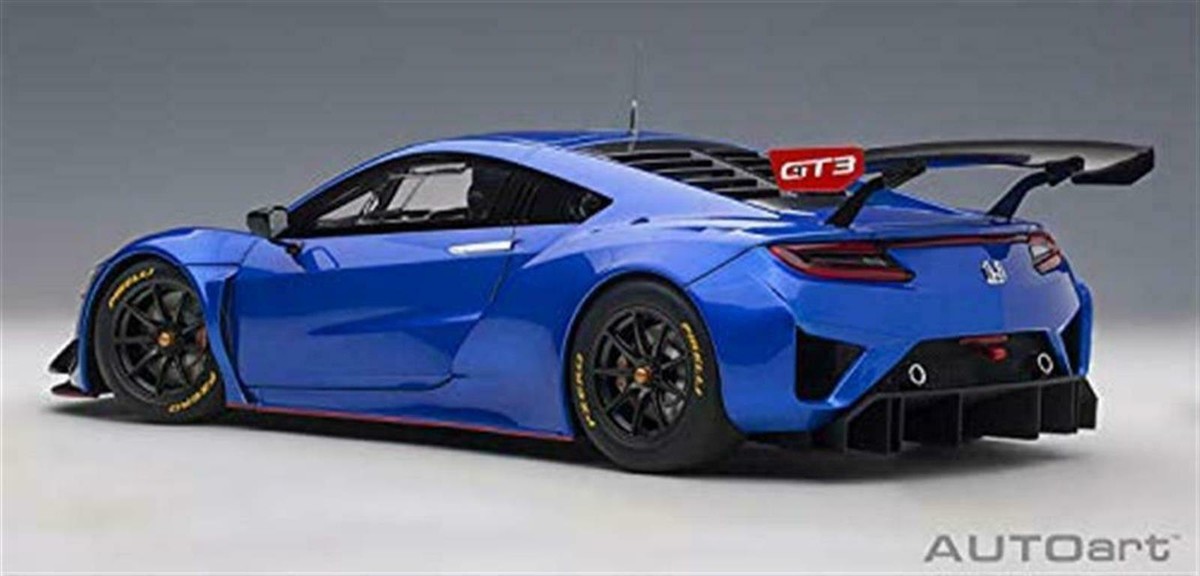 AUTOart 1/18 Honda NSX GT3 2018 Hyper Blue Finished Product