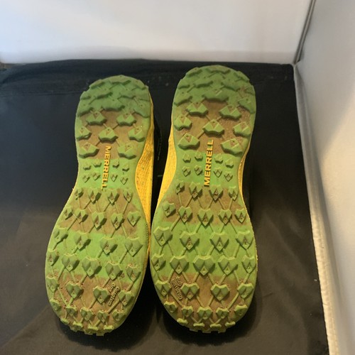 Scarpe sneakers Merrell Altalight giovanili atletiche escursionismo nere verde lime taglia 3M - Foto 5 di 10