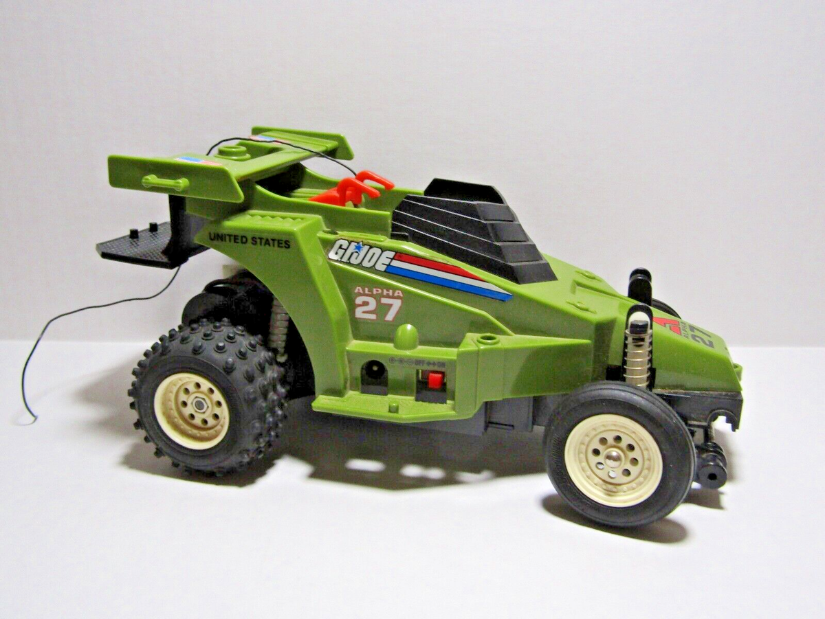 G.I. Joe RC Crossfire Alpha 27 Car Vehicle (1987) Hasbro - No