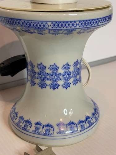 Jingdezhen Chinese Eggshell Porcelain Handpainted Wedding Lamp Lantern BASE ONLY - Picture 4 of 9