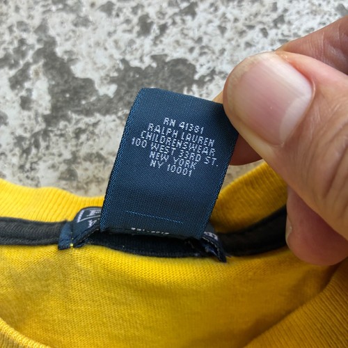Polo Ralph Lauren 2011 Spain Sailing Shirt Kids Large Women Small Yellow Cotton - Picture 12 of 19