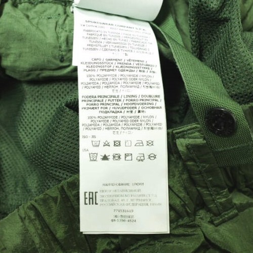 STONE ISLAND 22AW NYLON METAL IN ECONYL Front Zip Cargo Pants 771531619 33 GREEN - Picture 9 of 9