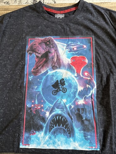 Universal Studios Jaws ET Jurassic Park Back To The Future Rides Shirt Men’s M - Picture 2 of 5