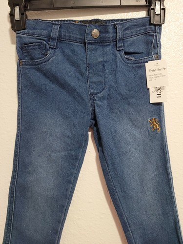 NWT ENGLISH LAUNDRY Girl's Jeans Denim Skinny Mid Rise Blue Stretch.Size 4T - Picture 2 of 12