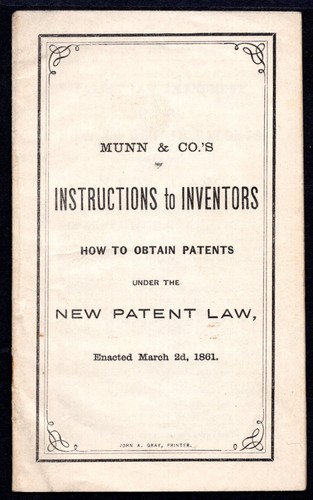 US 1860 EARLY N.Y. PATENT ADVERTISING AGENCY WHOLE COVER CACHET - Picture 3 of 5