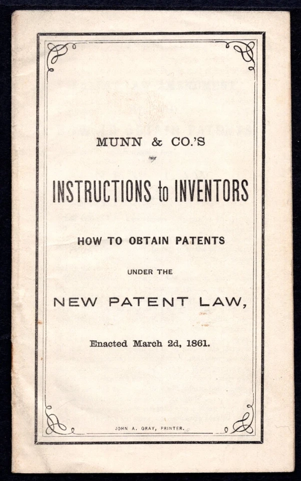 US 1860 EARLY N.Y. PATENT ADVERTISING AGENCY WHOLE COVER CACHET - Image 3 of 4