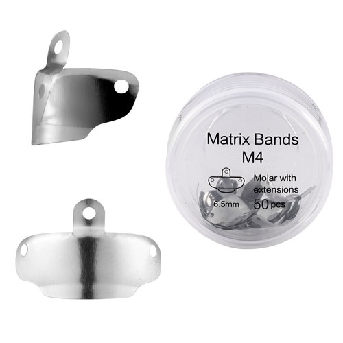 50 Pcs Dental Matrix Bands Palodent V3 Style Sectional Contoured Matrices 8 Size - Picture 22 of 30