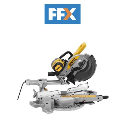 Image of Cam action mitre lock function in DeWalt DWS727 miter saw