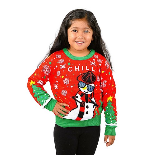 SOCAL LOOK Kids Ugly Christmas Sweater - Funny Holiday Pullover for Boys & Girls - Picture 9 of 12