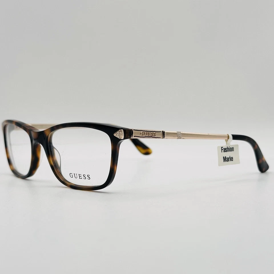 Guess Eyeglasses Women Oval Brown Gold Rhinestones Logo Mod. GU 2631 NEW - Image 3 of 4